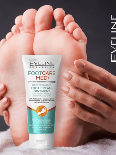 Foot cream-ointment for very dry callous and cracked skin