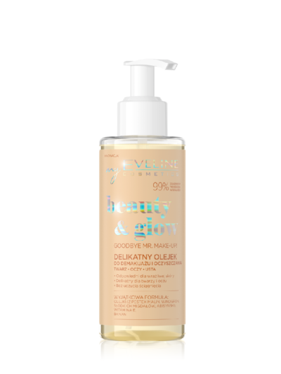 Delicate make-up removing and cleansing oil