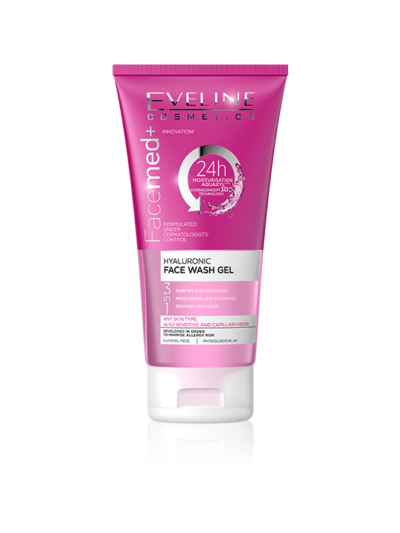 Hyaluronic face wash gel