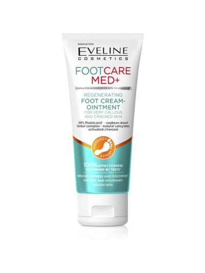 Foot cream-ointment for very dry callous and cracked skin