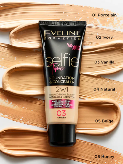 SELFIE TIME – 2in1 Hydrating Foundation & Covering Concealer